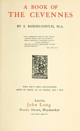 A Book of the Cevennes