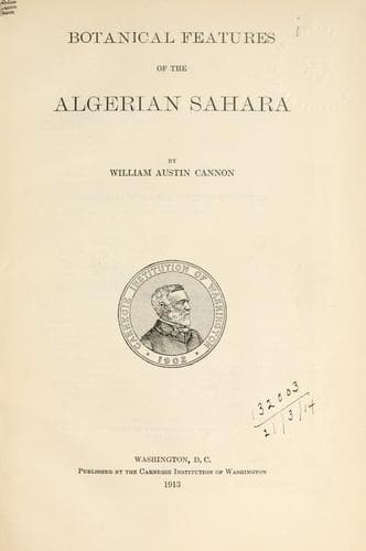 Botanical features of the Algerian Sahara