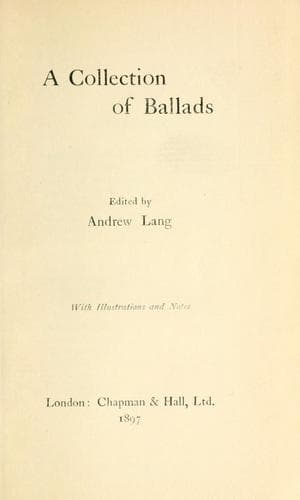 A Collection of Ballads