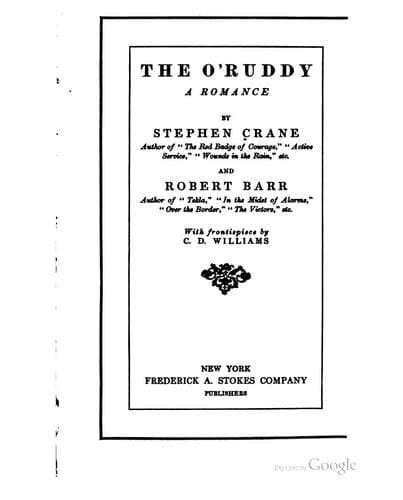 The O'Ruddy: A Romance