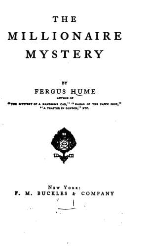 The Millionaire Mystery