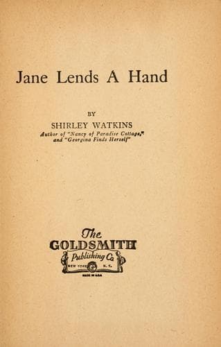 Jane Lends A Hand