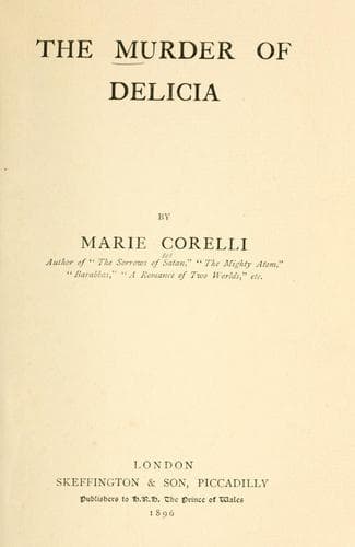 The Murder of Delicia