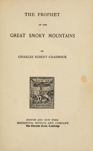 The Prophet of the Great Smoky Mountains