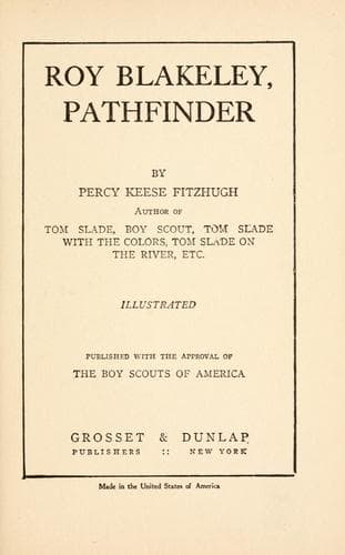 Roy Blakeley, Pathfinder