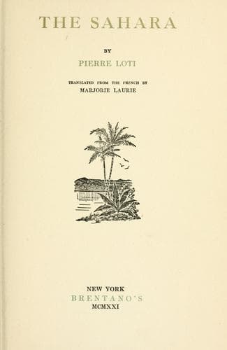 The Sahara