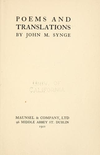 Poems and translations