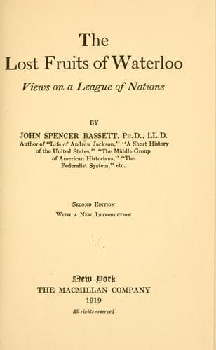 The Lost Fruits of Waterloo