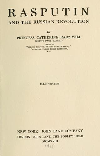 Rasputin and the Russian Revolution