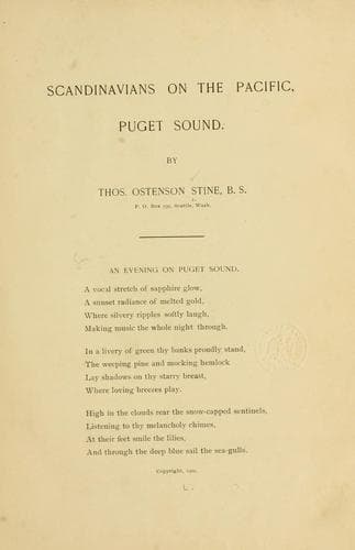 Scandinavians on the Pacific, Puget Sound