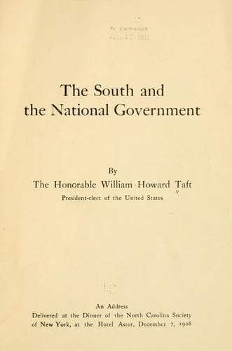 The South and the National Government