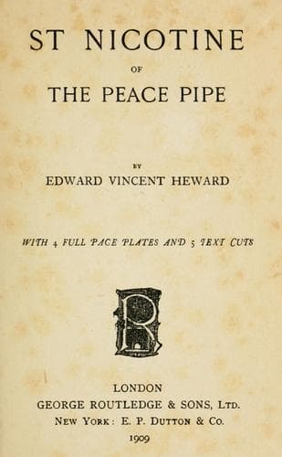 St Nicotine of the Peace Pipe