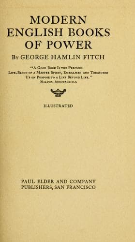 Modern English Books of Power