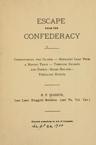 Escape from the Confederacy