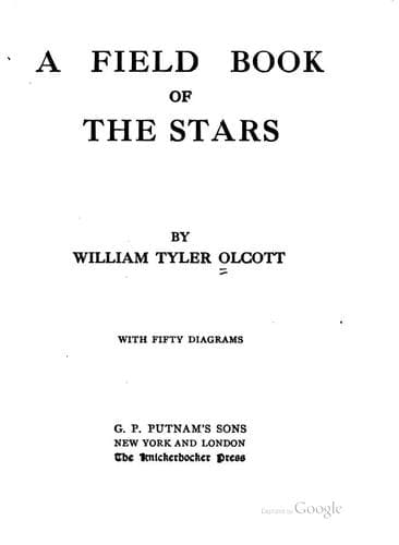 A Field Book of the Stars