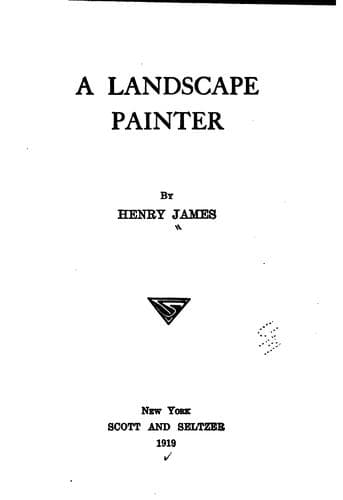 A landscape painter