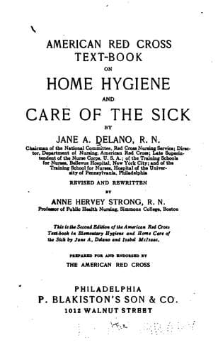 American Red Cross Text-Book on Home Hygiene and Care of the Sick