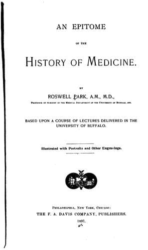 An Epitome of the History of Medicine