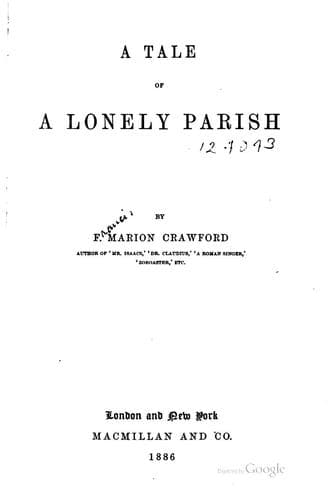 A Tale of a Lonely Parish