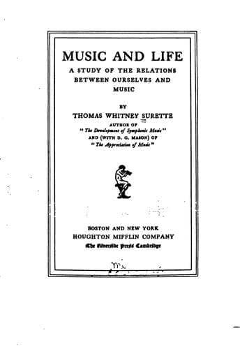 Music and Life: A study of the relations between ourselves and music