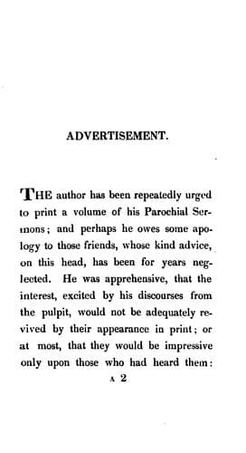Plain Parochial Sermons, preached in the Parish Church of Bolton-le-Moors