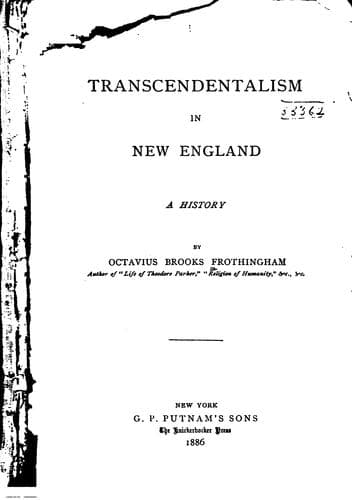 Transcendentalism in New England: A History
