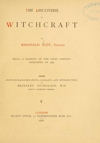 The Discoverie of Witchcraft