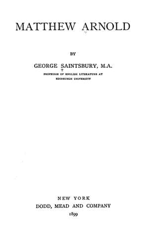 Matthew Arnold