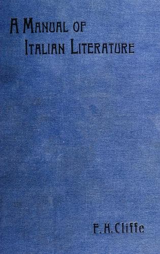 A manual of Italian literature