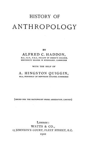 History of anthropology