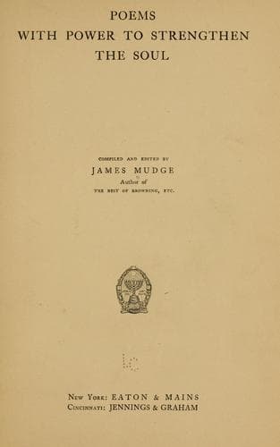 Poems with Power to Strengthen the Soul