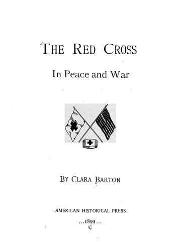 The Red Cross in Peace and War