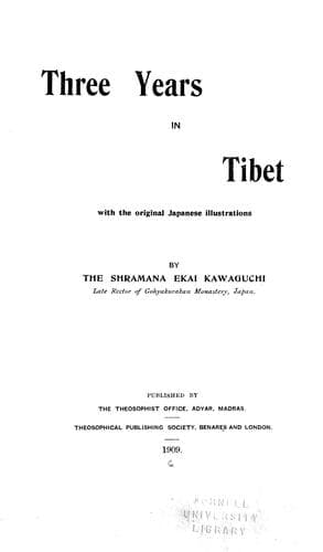 Three Years in Tibet