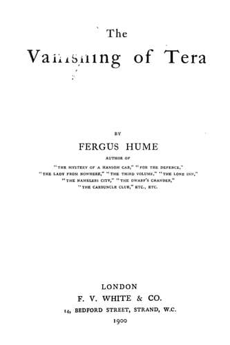 The Vanishing of Tera