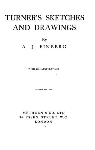Turner's Sketches and Drawings