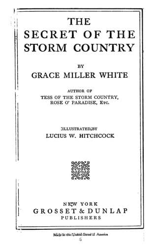 The Secret of the Storm Country