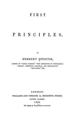 First Principles