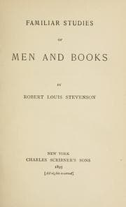 Familiar Studies of Men and Books