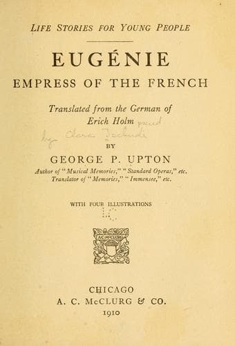 Eugenie, Empress of the French