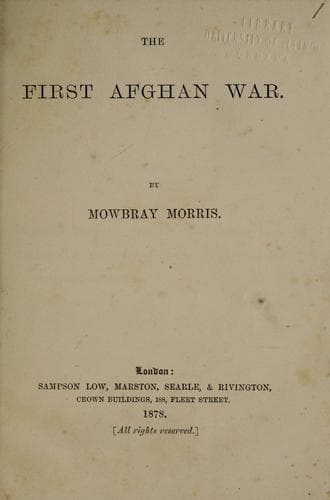 The First Afghan War