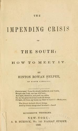 The Impending Crisis of the South: How to Meet It