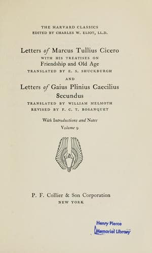 Letters of Marcus Tullius Cicero