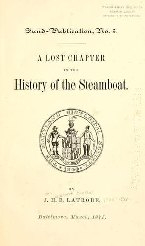 A Lost Chapter in the History of the Steamboat