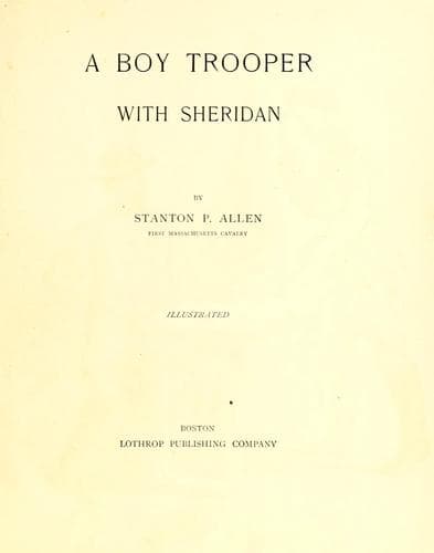 A Boy Trooper with Sheridan