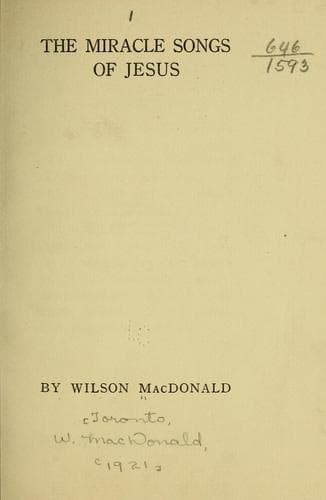The Miracle Songs of Jesus