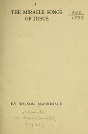 The Miracle Songs of Jesus