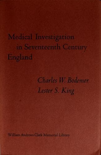 Medical investigation in seventeenth century England