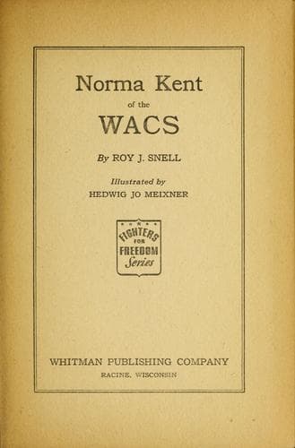 Norma Kent of the WACS