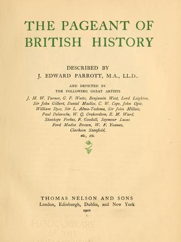 The Pageant of British History