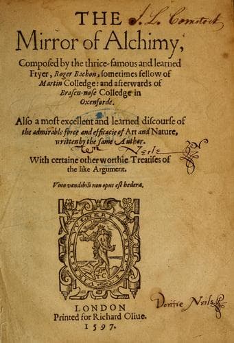 The Mirror of Alchimy